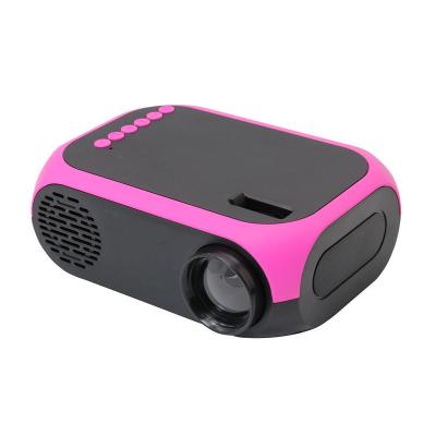 China Low Price Pico Red Color Portable Projector Small LCD Home Outdoor Pocket Micro Cheap Pico Mini LED For Mobile Phone Smartphone for sale