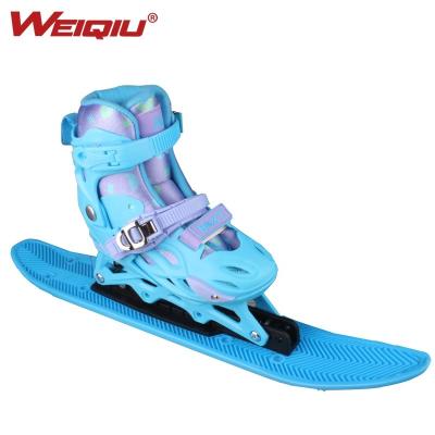 China Outdoor Travel Snowfall OEM Kids Adjustable Skate Ski Boards Snowskate for sale