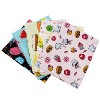 China Wholesale Soft Quarter Print Fruit Shrink-Resistant Pure Cotton Fabric By The Meter Cartoon Cloth Fabric for sale