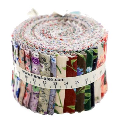 China 6.35CM x 112CM Shrink-Resistant Jelly Rolls Strips Fabric For Stitching In Vivid, With Different Patterns for sale