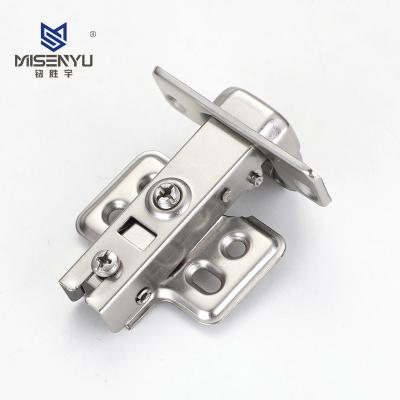 China MISENYU 35mm Door Cup Hinge Cupboard Hinge Modern Furniture Stainless Steel Soft Narrow Hinge 90-105 Degree Concealed for sale