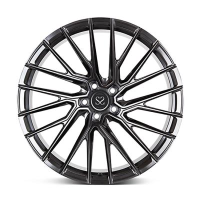 China A6061 T6 Fit For BMW M5 5x112 1-PC Gloss Black Custom Forged Alloy Wheels Staggered 18 19 & 20 Inch for sale