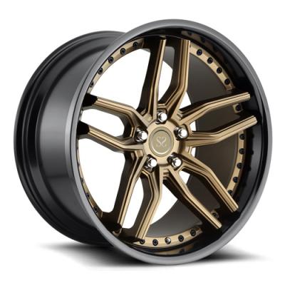 China ALLOY 2 Wheels 18-22 Inch Custom Piece Forged Deep Lip Concave Rim For Luxury Car for sale