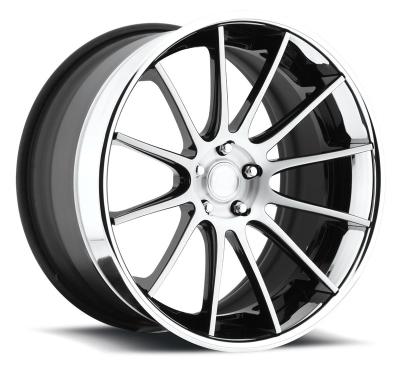 China A6061 T6 Gloss Black Windows Brushed Face Polished Lip Wheels Rs7 Forged Custom Rims for sale