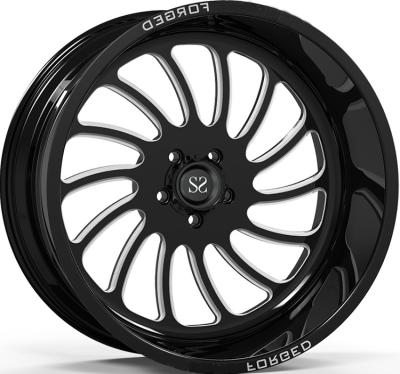 China A6061 T6 20x10 20x12 20x14 22x10 22x12 22x14 24x10 24x12 24x14 Forged 1 Piece Off Road Rims for sale