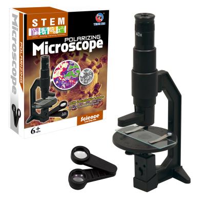 China Educational Toy Set DIY Polarization Microscope School Science Projects Kit 22.5*16.5*6 cm for sale