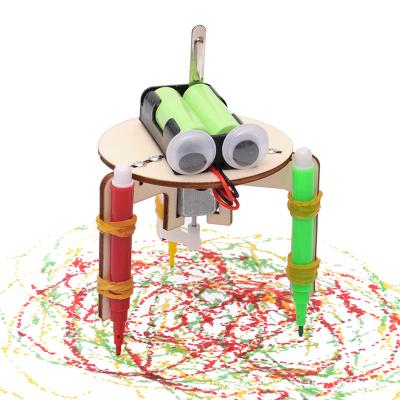 China DIY Wooden Doodle Robot Toys Clever Children With High Quality 48x39.5x37 cm for sale