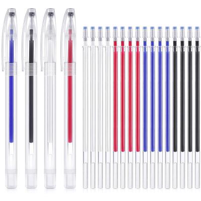 China Fabric Marking Pens Heat Eraser Pens with 20 Pieces Heat Erasable Fabric Marking Free Refills for Sewing Quilting and Sewing for sale