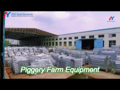 steel structure piggery farm house easy install with feeding system