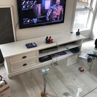 China (Size)Best Selling Adjustable Luxury TV Cabinet TV Stand Furniture TV Wall Unit Wooden Cabinet for sale