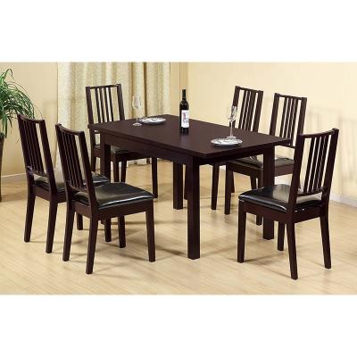 China (Size) NOVA Modern Dining Room Furniture Adjustable Table And Chairs Dining Table Set With Extendable Height for sale