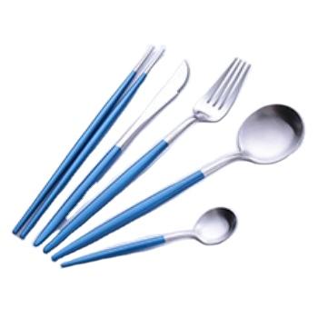 China High Quality Wholesale Portugal Tableware Viable Series 304 Stainless Steel Dinnerware Sets Spoon/Fork/Knife/Chopsticks for sale