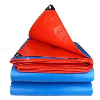 China 20x30 30x50 40x60 Heavy Duty Plastic PE Tarpaulin Tarp Waterproof Woven Tarp Custom for sale