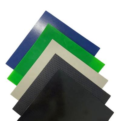 China 0.4mm 0.5mm 0.8mm 1mm 2mm 3mm Black HDPE Plastic Slip Sheet for Pond Lining Dam Liner for sale