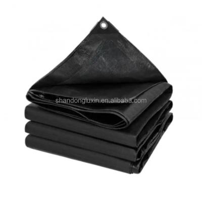 China Coated Sun Resistant PE Black Tarpaulin for Cars Wear-Resistant Water-Proof Dust-Proof for sale