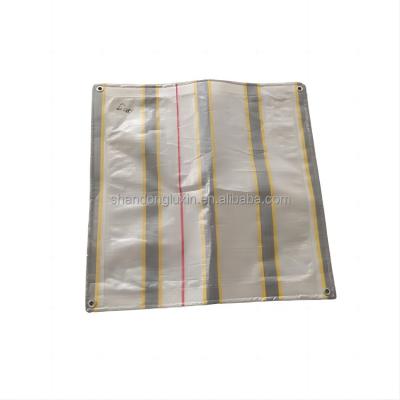 China 500D PE Coated Tarpaulin for Construction Sites Block Sunlight Rainproof Moisture-proof for sale