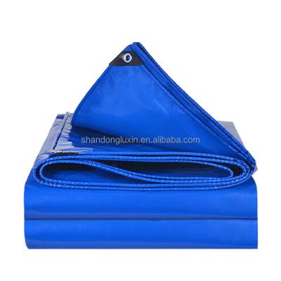 China Coated Type Pvc Coated Heavy Duty Waterproof Tarp Cover 14 mil Tarpaulin for Camping for sale