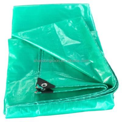 China LX Heavy Duty Plastic Tarpaulin Tarp Waterproof Polypropylene Fabric Customized Color for sale