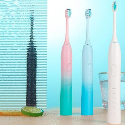 China Fashion travel good quality IPX7 waterproof OEM OEM toothbrush sonic adult replacement head electric tooth brush with head 1200mAh for sale