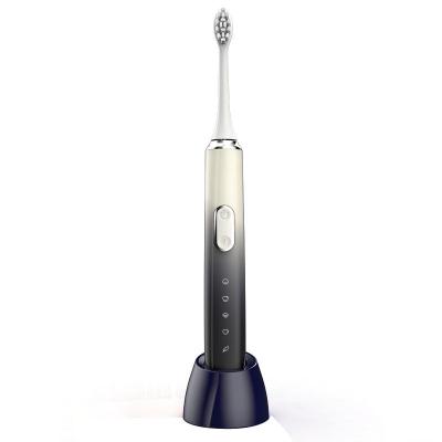 China Waterproof Rechargeable Upgraded Ultrasonic electric toothbrush 1100mAh for sale