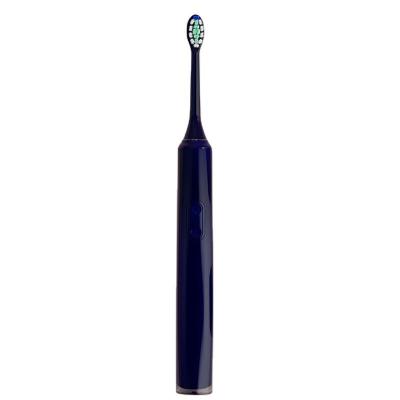 China Rechargeable Powered Colorful Ultrasonic Vibration Travel Electric Toothbrush With Replacement Head 1100mAh for sale