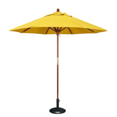 China 90cm Open Diameter Custom Logo Wooden Umbrella Ideal for Commercial Parties and Travel for sale