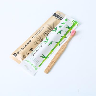 China Manufacturer Custom Bamboo Toothbrush Hotel Toothbrush Bamboo Toothbrush in Bamboo for sale