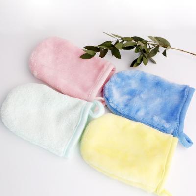 China Soft High Quality Reusable Eco-friendly Mini Eye Cleansing Facial Gloves Cloth Face Shields for sale