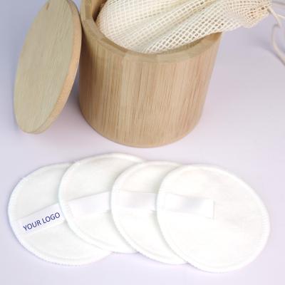 China Soft Eco Friendly Cosmetic Cotton Pad Make Up Remover Pad Natural Bamboo Cotton Pads for sale