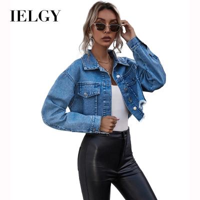 China IELGY support viable OEM spot CIS fashion jacket women loose short lattice jacket for sale