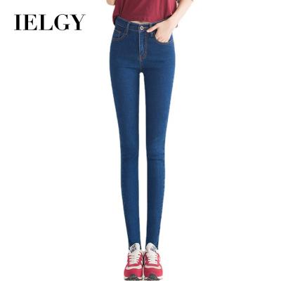 China IELGY Viable Women's Korean Women's High Waist Jeans Skinny Women's Pants Plus Size Pants for sale