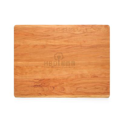 China Wholesale Disposable Butcher Block Large Solid Cherry Edge Grain Wood Cutting Board for sale