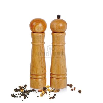 China Viable High Quality Bamboo Wooden Salt and Pepper Shaker Grinder Set for sale