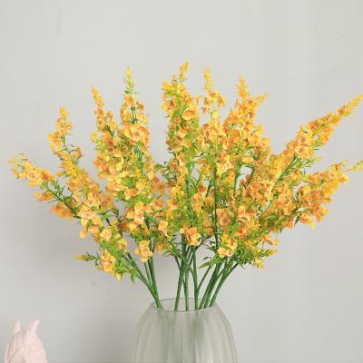 China 2022 New Touch Natural Artificial Silk Mint Salvia Flower For Home Party Wedding Herbal Decoration for sale