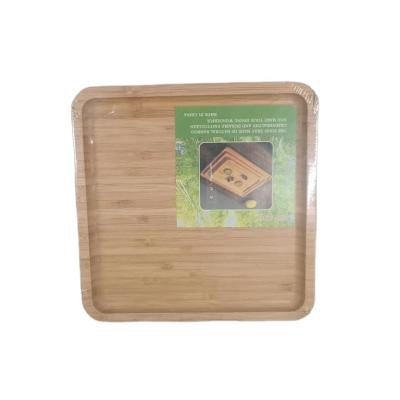 China China Manufacturer Hot Selling Wholesale Bamboo Wooden Tray Tableware Square Fruit Wooden Tray Viable With Lid Dried Fruit Tray for sale