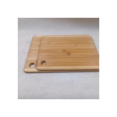 China Home Sustainable High End Rectangular Custom Kitchen Combination Healthy Organic Bamboo 2pc Cutting Board Set for sale