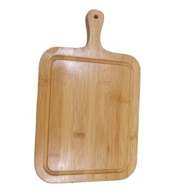 China Sustainable Popular Products Bamboo Cutting Board Square Shaped Durable Cheese Board With Custom Logo Bamboo Kitchen Cutting Board for sale