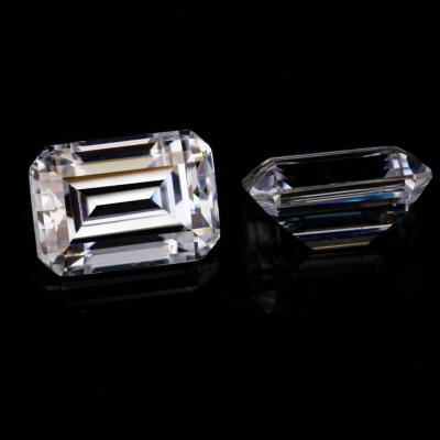 China 0.5-3ct White Green HPHT CVD Lab Created Loose Natural CVD Diamonds vs1 Diamonds Loose Lab Grown Diamond Loose Emerald Cut for sale