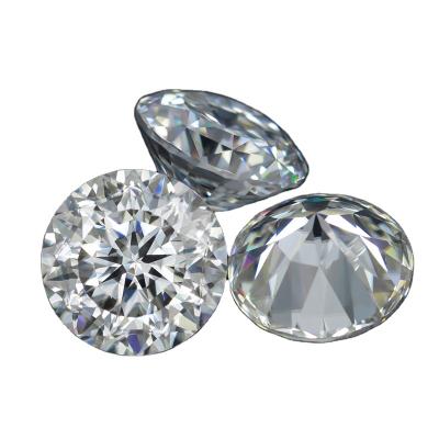 China Jewelry Making Wholesale Custom 7.5mm 2.9mm Round Brilliant Cut Loose Stone ODM Moissanite Loose Jewelry Certificate for sale