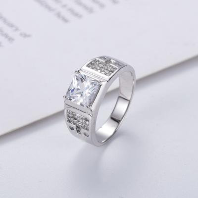 China CLASSIC wholesale jewelry ring men wedding ring gold man moissanite real diamond iced out men ring for sale