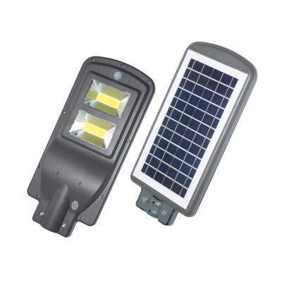 China IP65 20W 40W 60W All in one Solar Power Led Street Light With Pir Motion Sensor for sale