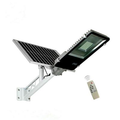 China Remote Control 10W 20W 30W 50W 100W 120W Aluminum Housing Outdoor Solar Power Portable Solar LED Street Light for sale