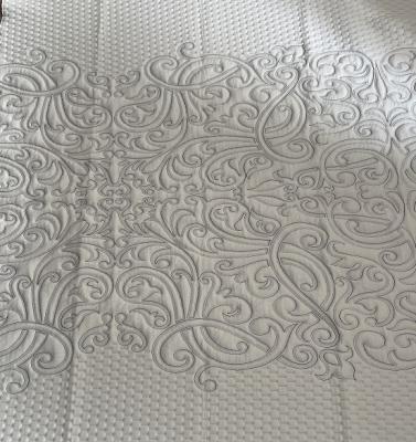 China Waterproof 100% Polyester 160gsm Waterproof Fabric Mattress Knit Ticking Fabric For Mattress Covers for sale