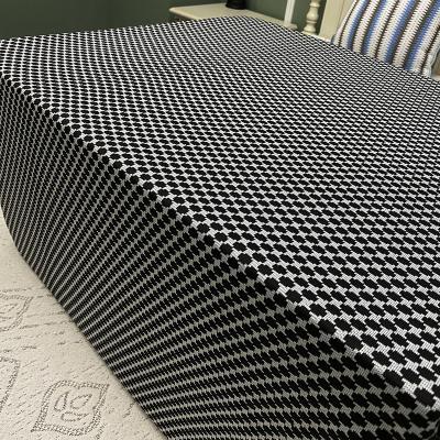 China Double Faced Double Faced Textile Knitted 100% Polyester Mattress Border Pop Fabric for sale