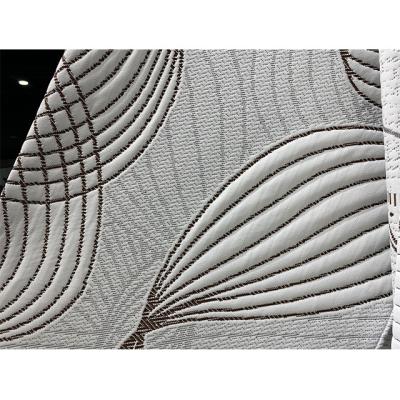 China Polyester Jacquard Fabric Breathable Mattress Fabric Breathable Mattress Ticking Designs Knitted Mattress Fabric for sale