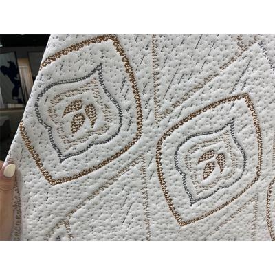 China Polyester Jacquard Fabric Breathable Mattress Fabric Breathable Mattress Ticking Designs Knitted Mattress Fabric for sale