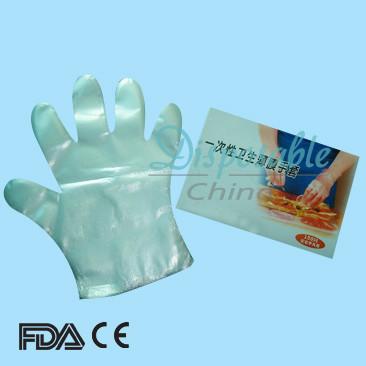 China Food conduct CPE LDPE PE gloves poly gloves for sale