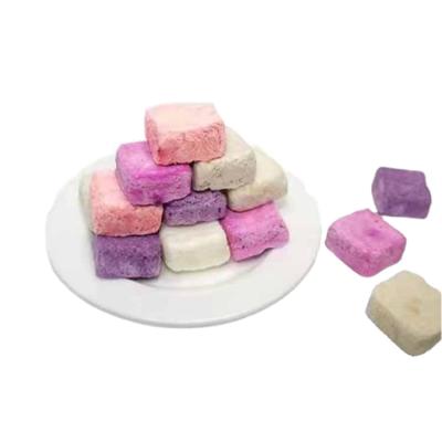 China Freeze Dried Yogurt Cubes Healthy Snack 5 Fruit Flavored Solid Yogurt for sale