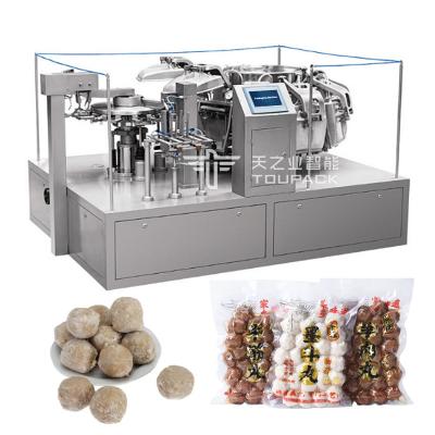 Chine Machine à emballer Pré-faite rotatoire comique de emballage sous vide automatique de poche d'aliments surgelés de sacs de Doypack de machine à vendre