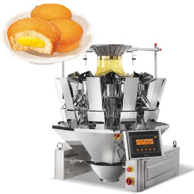 Cina Peso automatico multi-testa sacchetto mini croissant panino piccolo pane granulo Vffs macchina di imballaggio in vendita